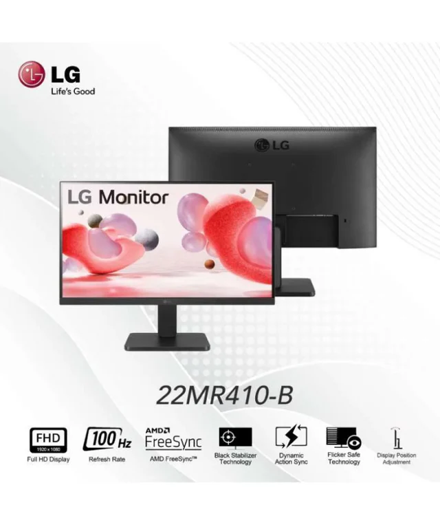 21.45"  LG Full HD monitor with AMD FreeSync (22MR410-B)