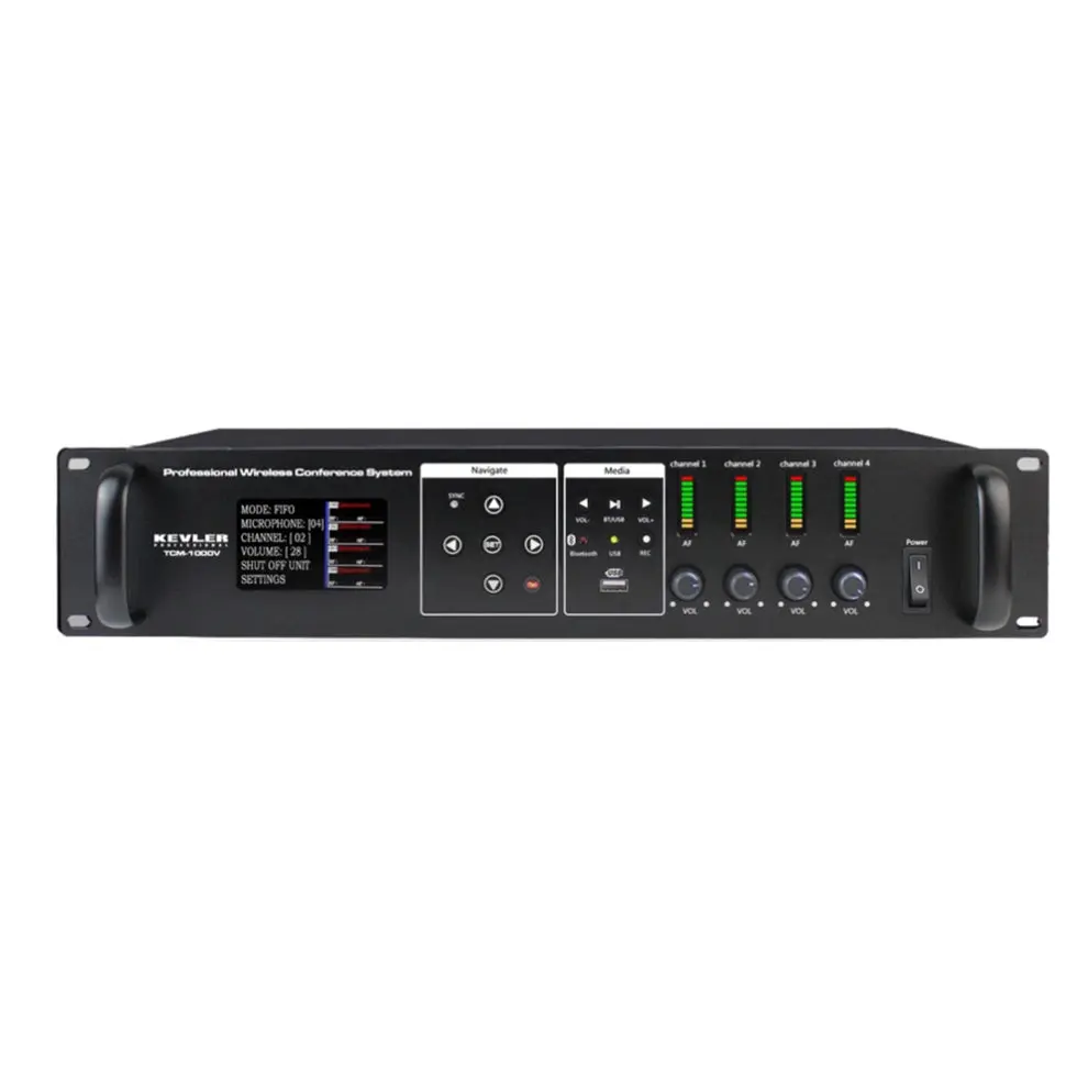 KEVLER TCM-1000V Wireless Conference System Main Control Unit w/ USB Recordable