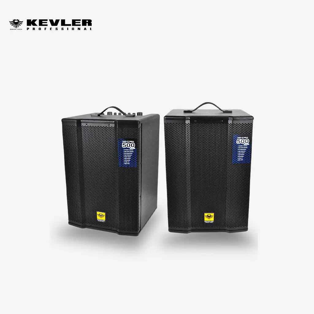 KEVLER KR-710A 10" 500W 1 Karaoke Active Speaker System with Bluetooth and Speaker