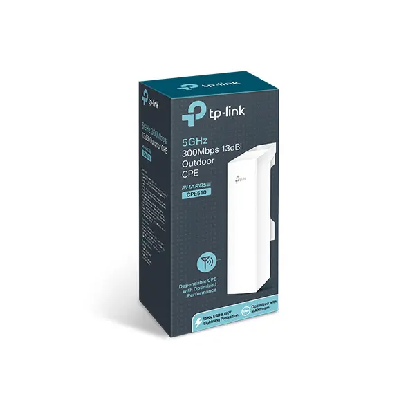 TP-LINK CPE510 5 GHz 300 Mbps 13 dBi Outdoor CPE