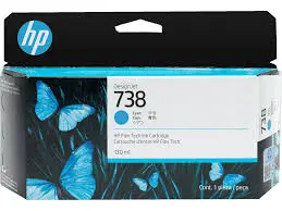 HP 738 130ml Cyan Designjet Ink Cartridge