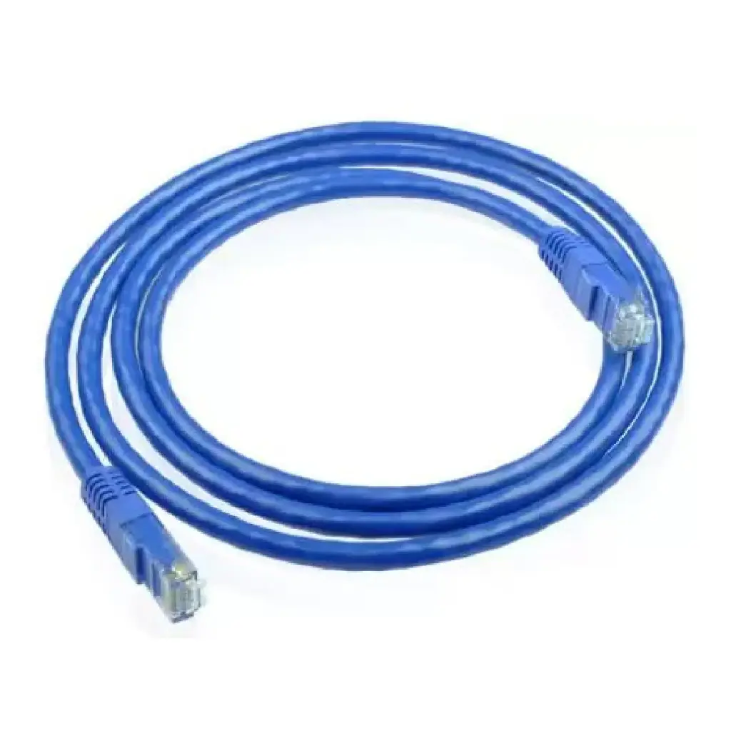 D-LINK NCB-(C6UBLUR1-1~I00) CAT6 UTP 24 AWG PVC Round Patch Cord - 1M - Blue Color