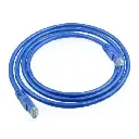D-LINK NCB-(C6UBLUR1-1~I00) CAT6 UTP 24 AWG PVC Round Patch Cord - 1M - Blue Color