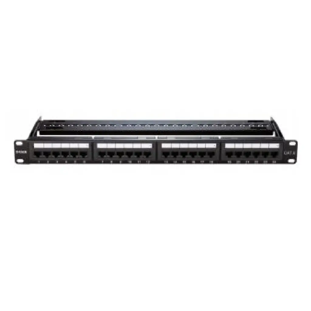 D-LINK NPP-C61BLK241 Cat6 Fully Loaded 24ports Patch Panel