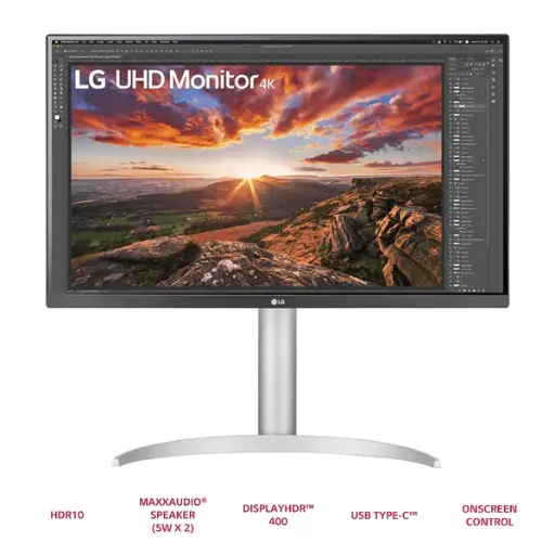 [27UP850N-W.APH]  27" UHD 4K IPS Monitor with VESA DisplayHDR™ 400 (27UP850N-W )