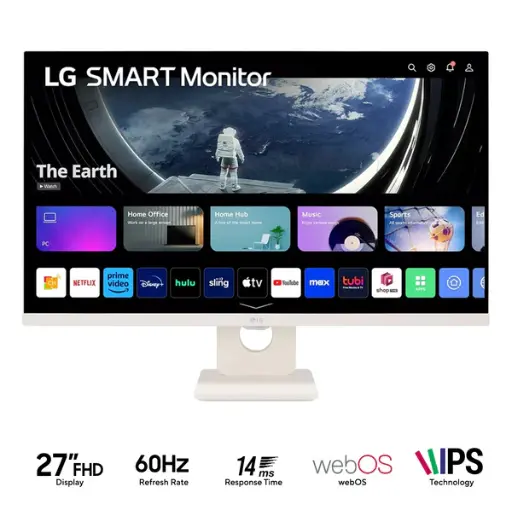 [27SR50F-W] LG 27'' Full HD IPS MyView Smart Monitor with webOS (27SR50F-W)