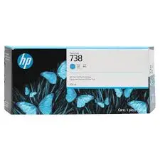 [676M6A] HP 738 300-ml Cyan DesignJet Ink Cartridge