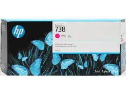 [676M7A] HP 738 300-ml Magenta DesignJet Ink Cartridge