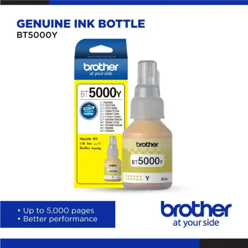 [BT5000Y] BROTHER Ink Bottle BT5000Y 5,000 Pages